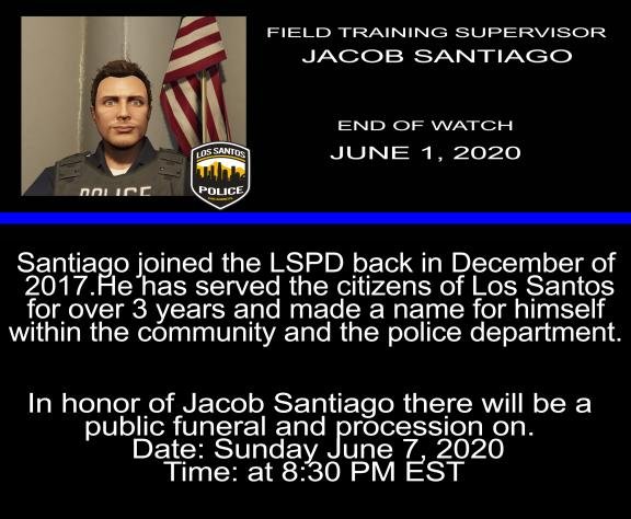In honor of Jacob Santiago